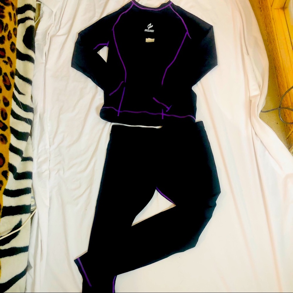 ARSUXEO Women’s 2 Piece Workout Wear NWOT